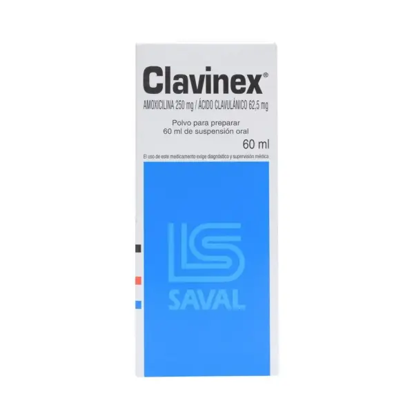 CLAVINEX AMOXICILINA 62,5 MG/5ML SUSPENSIÓN 60 ML